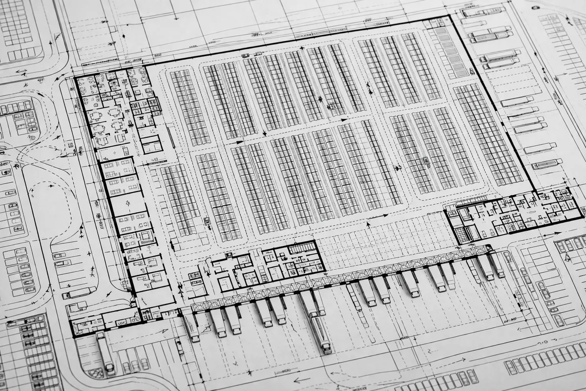 Logistics floor plan and planning