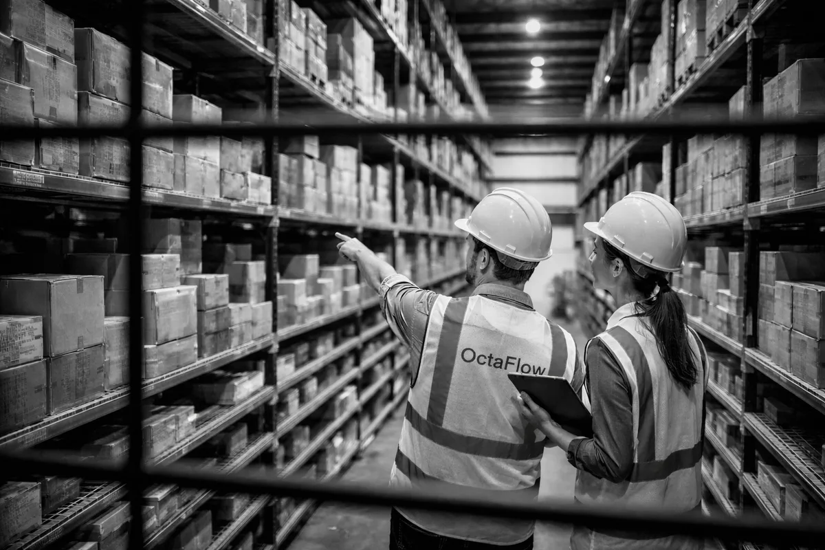OctaFlow staff on the shop floor