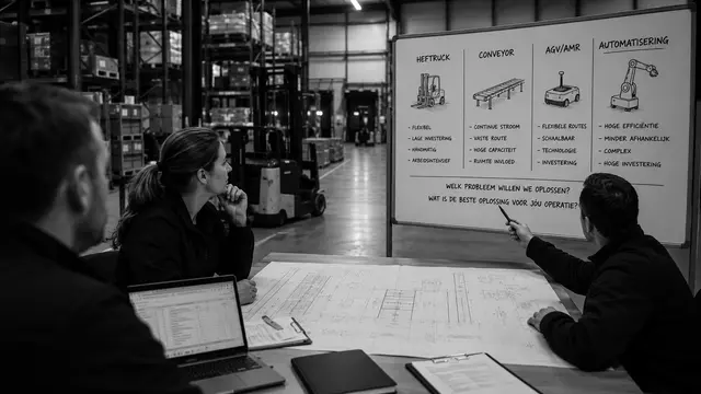 Comparison of different intralogistics solutions and quotations